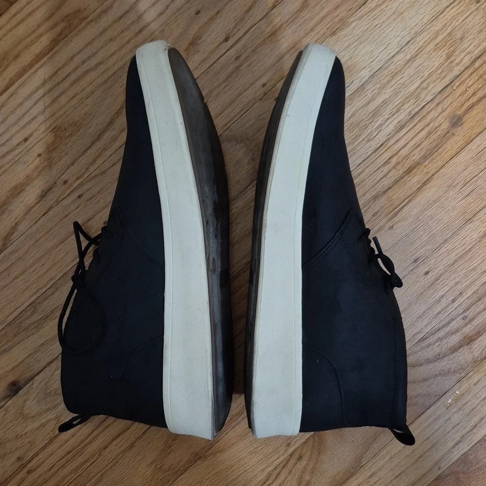IZOD Men's PALMER Chukka Boots Black Casual Shoes Size 12